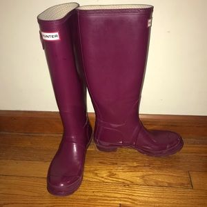 Pink/Purple Original Tall Hunter Rain Boots